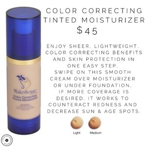 Color correcting tinted moisturizer